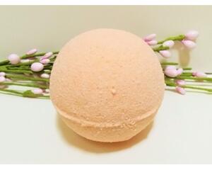 Handmade Sweet Orange Bath Bomb. Made with pure essential oil. Individually wrapped and labeled.